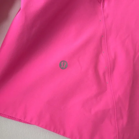 Lululemon Break a Trail Jacket Bright Pink Blossom Size 6 - Picture 14 of 15